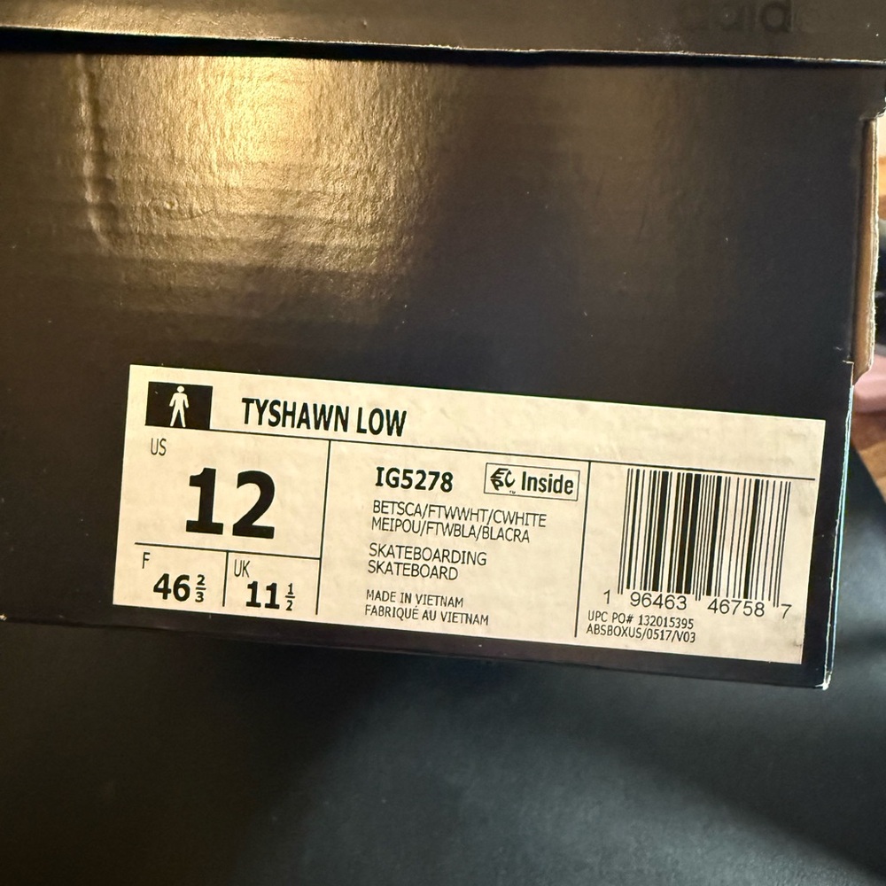 Size 12 - Adidas Tyshawn remastered Better scarlet - Picture 9 of 9